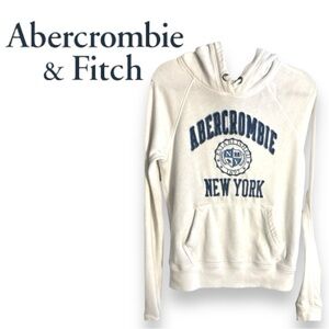 A&F | White Hoodie, size S